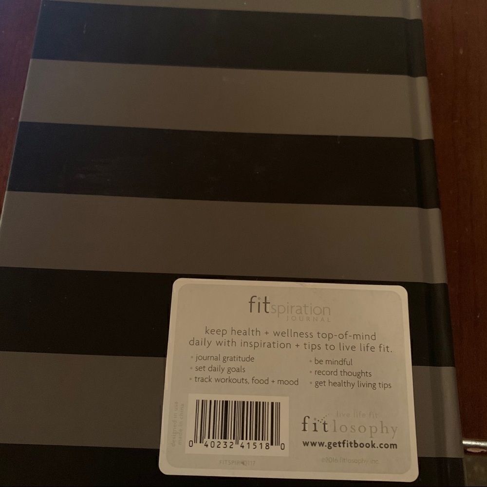Fitspiration Fit Personal Journal Notebook - Picture 5 of 5